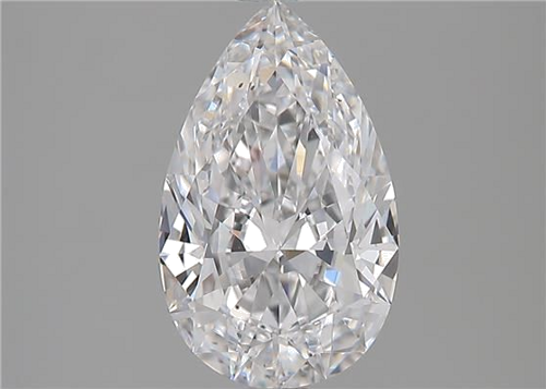 1.52 carat D-VS2 Natūralus Pear Deimantas (1)