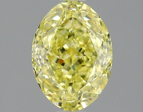 1.5 carat Fancy Intense Yellow-SI1 Natūralus Oval Deimantas (1)