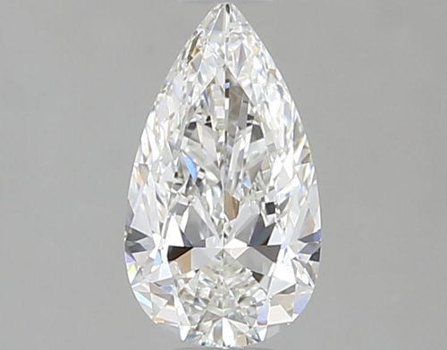 0.51 carat G-VVS2 Natūralus Pear Deimantas (1)