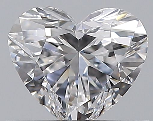 0.5 carat D-VS2 Natūralus Heart Deimantas (1)