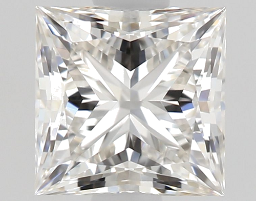 0.56 carat H-VVS2 Natūralus Princess Deimantas (1)