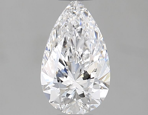 0.54 carat D-VS2 Natūralus Pear Deimantas (1)