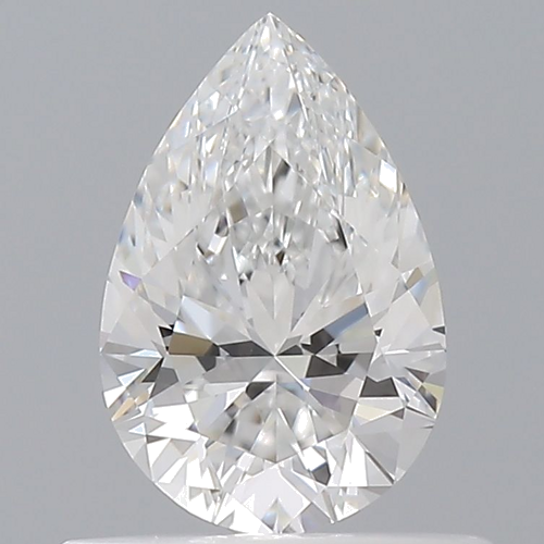 0.58 carat E-VVS2 Natūralus Pear Deimantas (1)