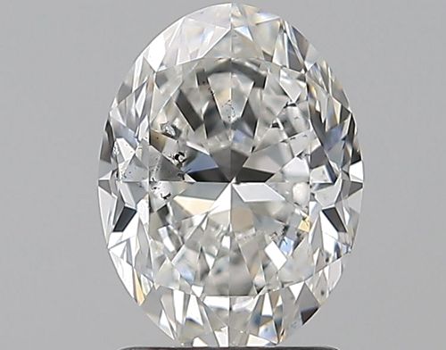 1.71 carat F-SI1 Natūralus Oval Deimantas (1)