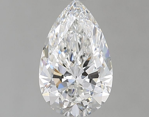 0.61 carat F-VVS1 Natūralus Pear Deimantas (1)
