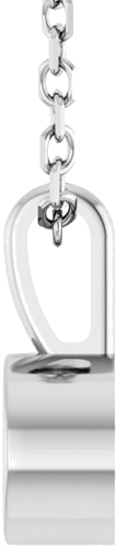 Pakabukas „Bezel-Set Solitaire“ 950 Platinos Round 4mm (3)