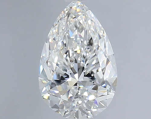 1.0 carat E-VS1 Natūralus Pear Deimantas (1)
