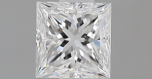 0.41 carat E-VS1 Natūralus Princess Deimantas (1)