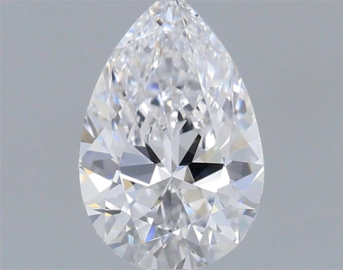 0.63 carat D-VVS1 Natūralus Pear Deimantas (1)