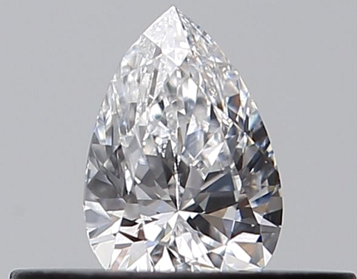 0.24 carat D-VVS2 Natūralus Pear Deimantas (1)
