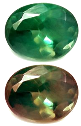 0.38 carat GREEN Oval Alexandrite (1)