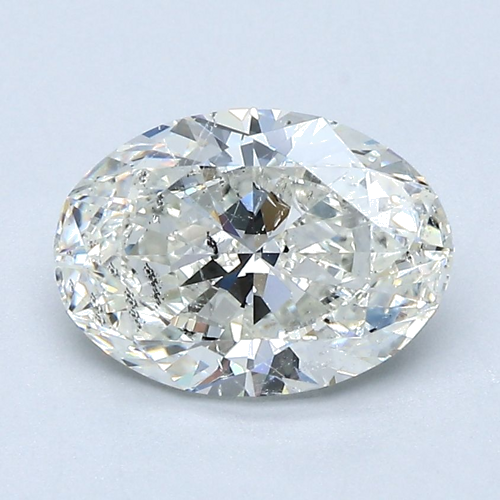 1.81 carat I-SI2 Natūralus Oval Deimantas (1)