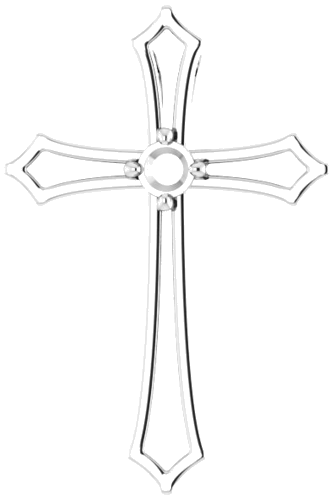 Sterling Silver  3 mm Round Pendant Mounting (1)