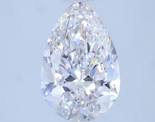 0.82 carat F-VVS2 Natūralus Pear Deimantas (1)