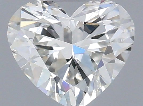 0.31 carat H-VS2 Natūralus Heart Deimantas (1)
