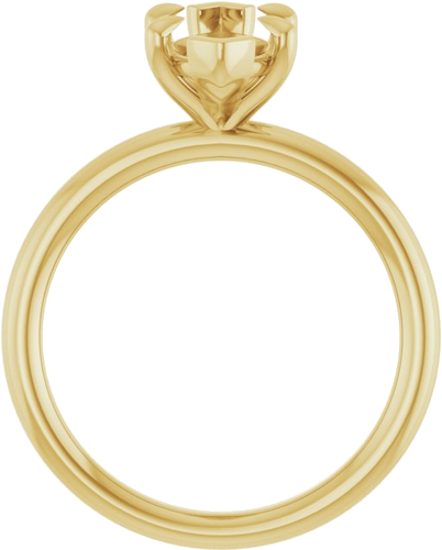 Sužadėtuvių Žiedas „Claw-Prong Solitaire“ 14k yellow gold Marquise 12mm x 6mm (2)