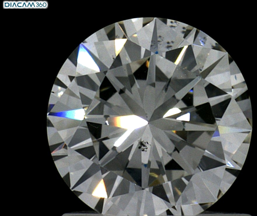 0.95 carat J-SI1 Very Good cut Natūralus Round Deimantas (1)