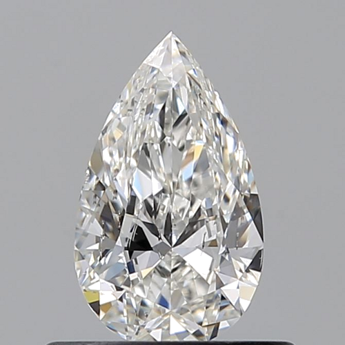 0.5 carat G-SI2 Natūralus Pear Deimantas (1)