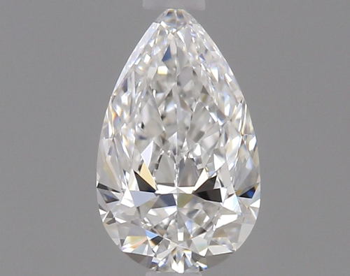 0.3 carat D-VVS1 Natūralus Pear Deimantas (1)