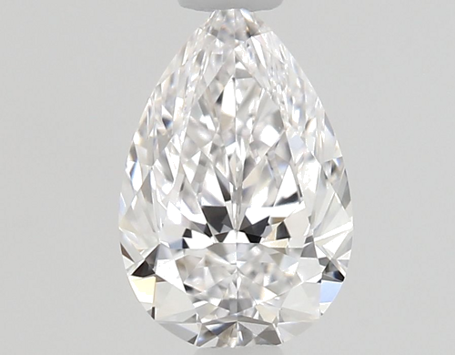 0.56 carat D-VVS1 Natūralus Pear Deimantas (1)