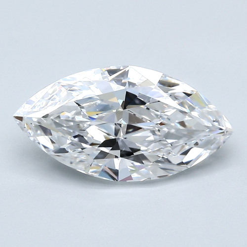 3.1 carat D-VS2 Natūralus Marquise Deimantas (1)