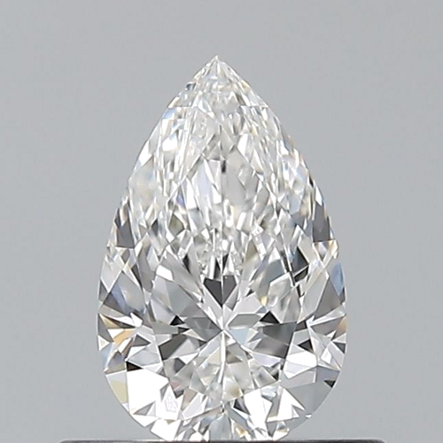 0.5 carat E-VS1 Natūralus Pear Deimantas (1)