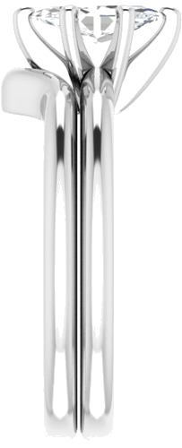 Sužadėtuvių Žiedas „Solitaire“ 585 Baltojo Aukso Marquise 8mm x 4mm (9)