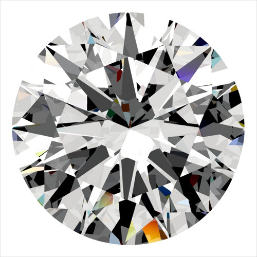 0.4 carat G-VS2 Excellent cut Natūralus Round Deimantas (1)
