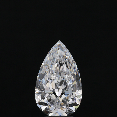 3.02 carat D-IF Natūralus Pear Deimantas (1)