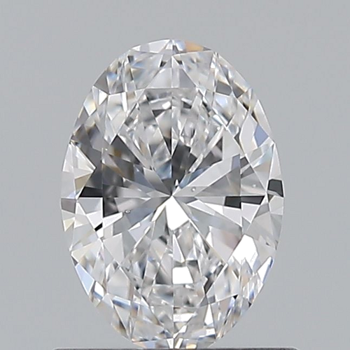 0.6 carat D-VS2 Natūralus Oval Deimantas (1)