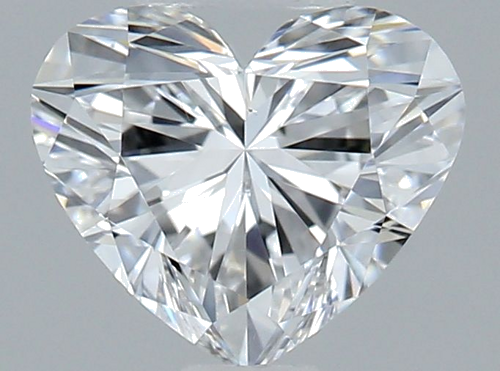 0.7 carat D-VS2 Natūralus Heart Deimantas (1)