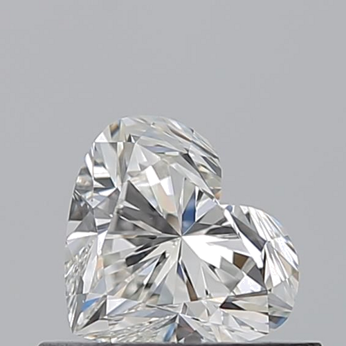 0.5 carat I-VVS2 Natūralus Heart Deimantas (1)