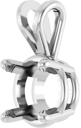 Pakabukas „Round 4-Prong Basket“ 950 Platinos Round 7mm (2)