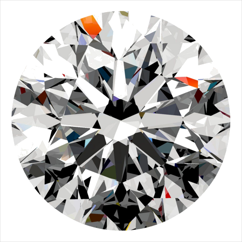 0.4 carat F-VS2 Very Good cut Natūralus Round Deimantas (1)