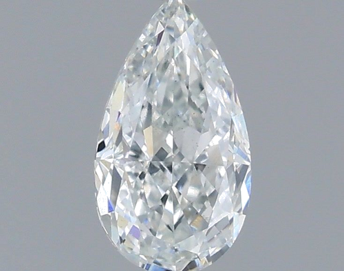0.53 carat E-VS2 Natūralus Pear Deimantas (1)