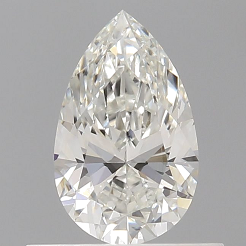 0.5 carat H-SI1 Natūralus Pear Deimantas (1)