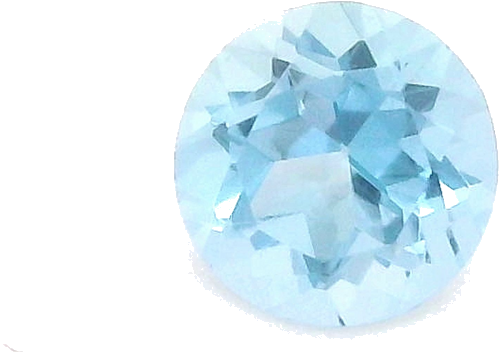 0.26 carat BLUE Round Aquamarine (1)