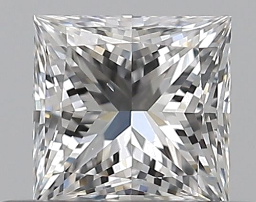 0.42 carat F-SI1 Natūralus Princess Deimantas (1)