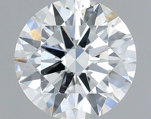 0.51 carat F-SI1 Excellent cut Natūralus Round Deimantas (1)