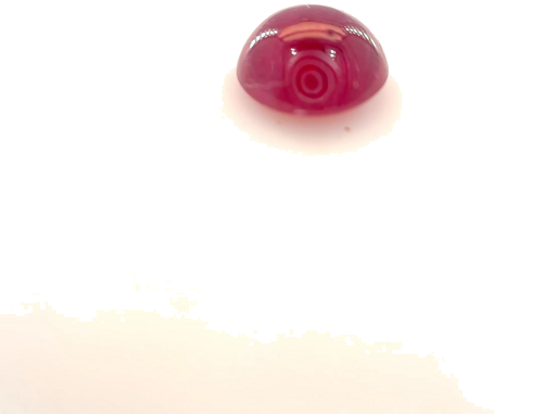 1.06 carat RED CABOCHON cut Round Rubinas (1)