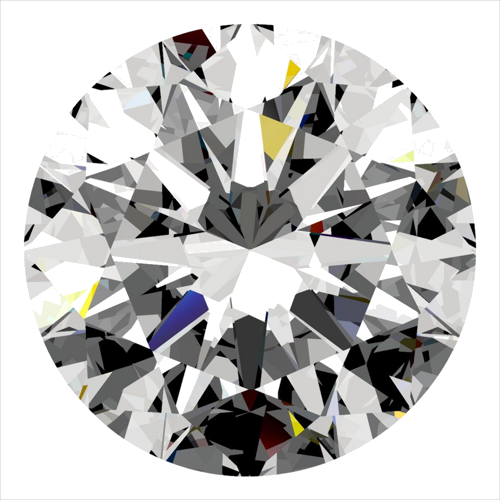 0.3 carat F-VS1 Excellent cut Natūralus Round Deimantas (1)