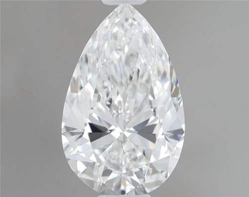 0.6 carat F-VVS2 Natūralus Pear Deimantas (1)