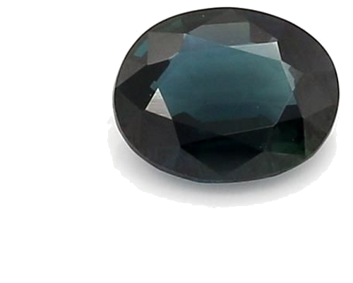 0.7 carat BLUE BRILLIANTSTEP cut Oval Safyras (1)
