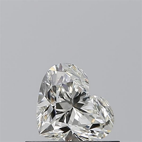 0.52 carat J-VVS1 Natūralus Heart Deimantas (1)