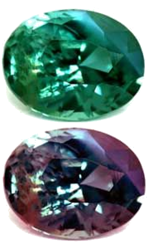 0.3 carat GREEN Oval Alexandrite (1)