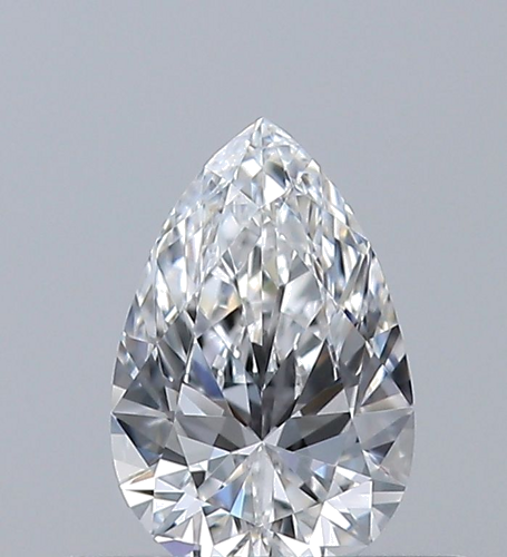 0.33 carat E-IF Natūralus Pear Deimantas (1)