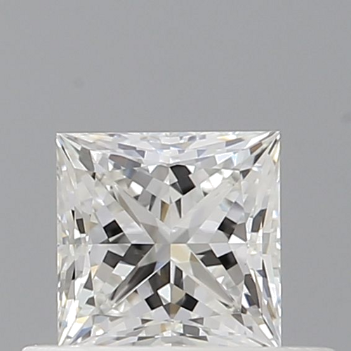 0.46 carat F-VVS1 Natūralus Princess Deimantas (1)