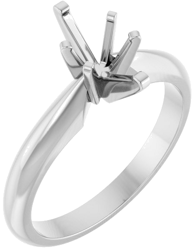 Sužadėtuvių Žiedas „Solitaire“ 14k white gold Marquise 8.5mm x 4.5mm (1)