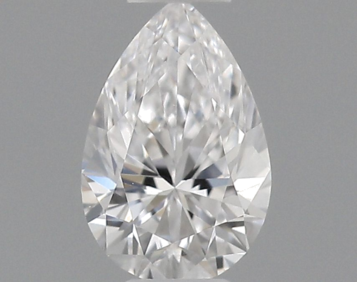 0.25 carat D-VS1 Natūralus Pear Deimantas (1)