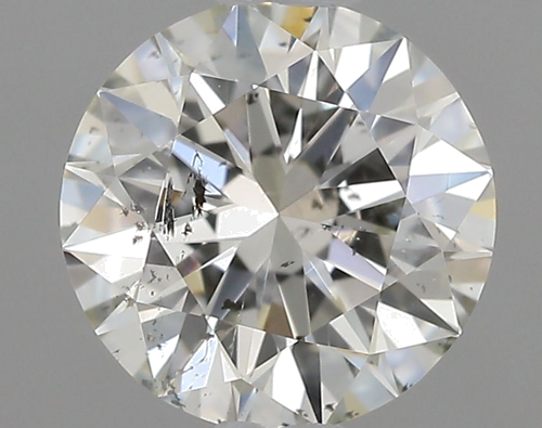 0.5 carat I-SI2 Excellent cut Natūralus Round Deimantas (1)